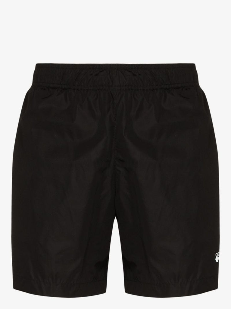 Small Logo Print Swim Shorts