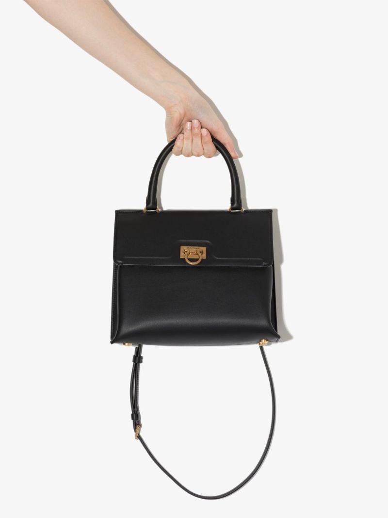 Small Trifolio Top-handle Bag