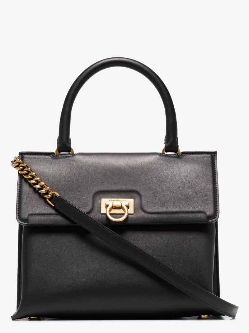 Small Trifolio Top-handle Bag