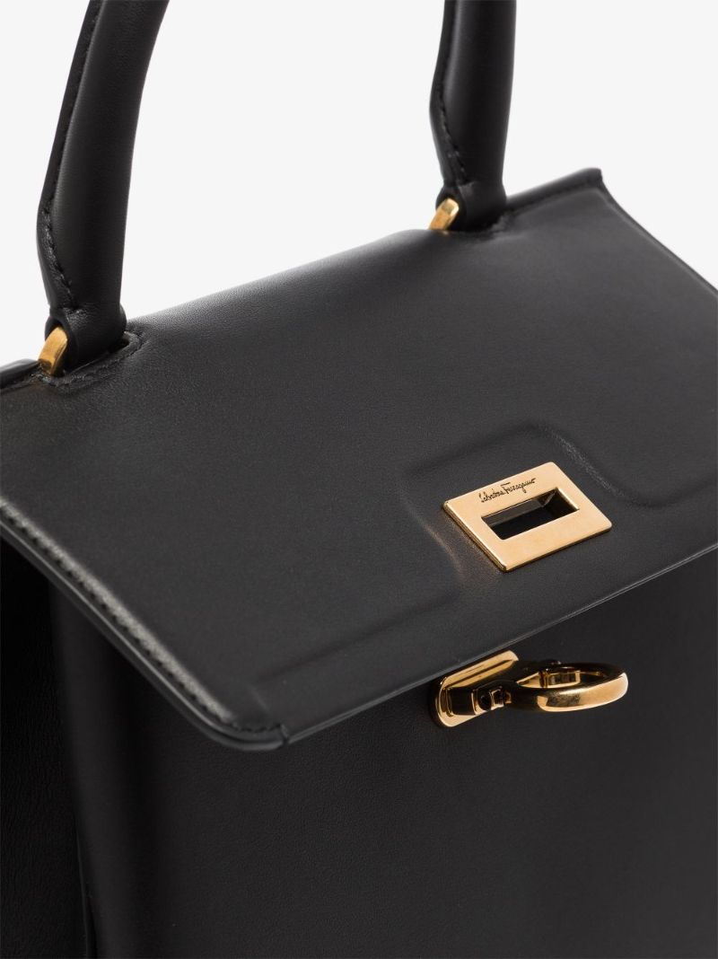 Small Trifolio Top-handle Bag