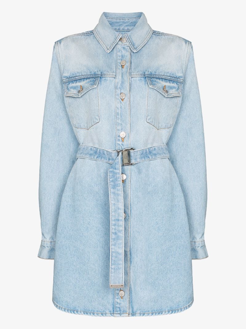 Arrows Denim Shirt Dress