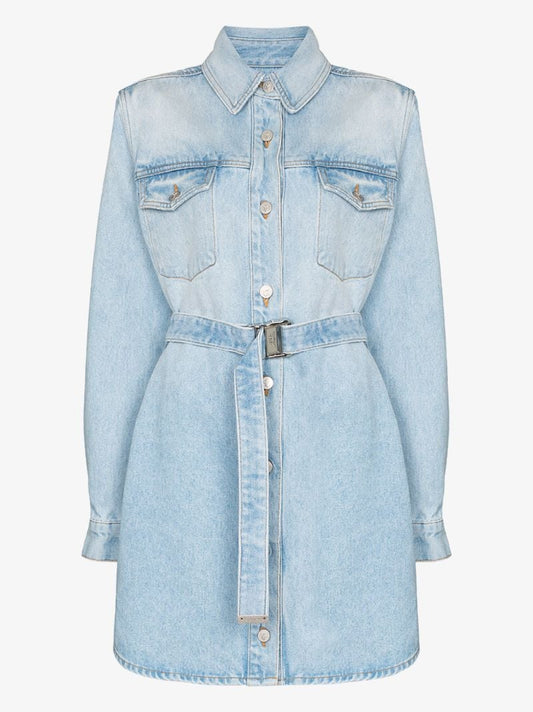 Arrows Denim Shirt Dress