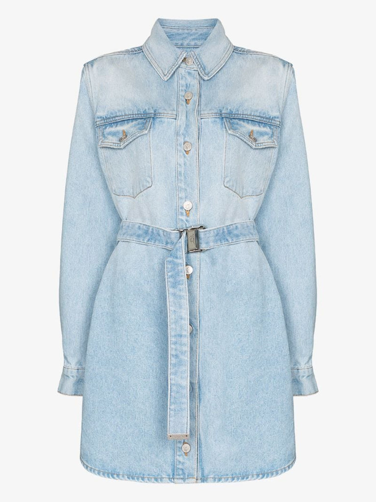 Arrows Denim Shirt Dress