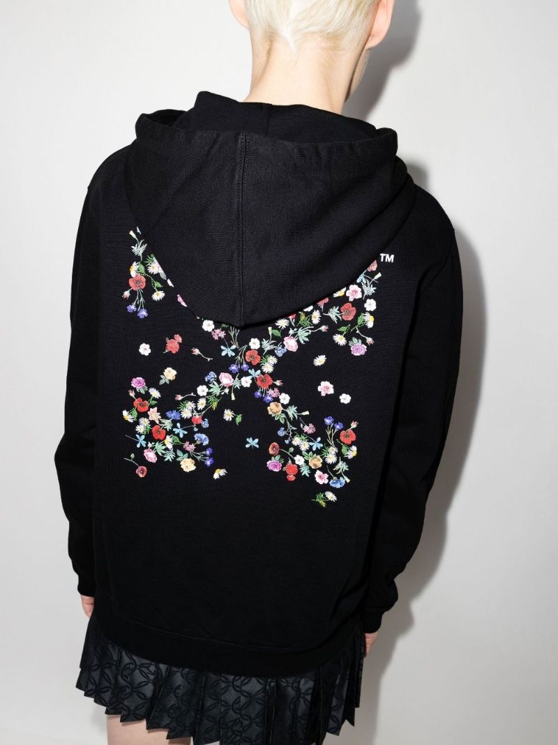 Floral Arrows Logo Hoodie