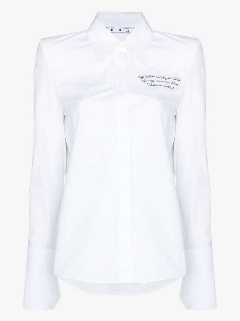 Script Logo Cotton Shirt