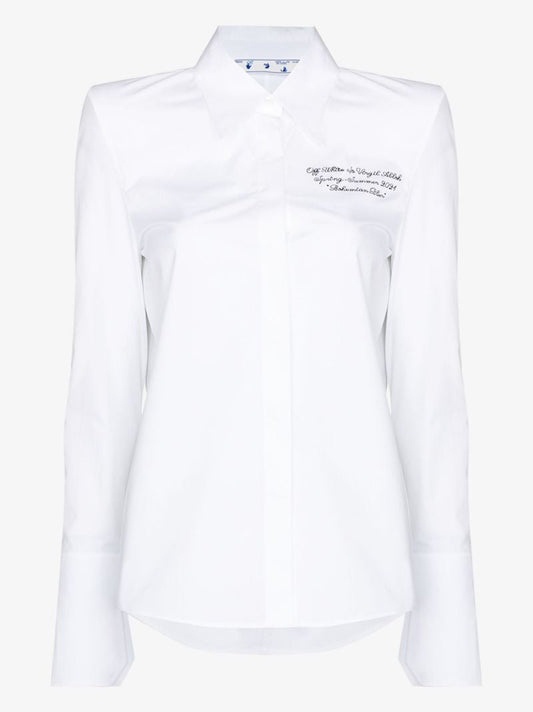 Script Logo Cotton Shirt