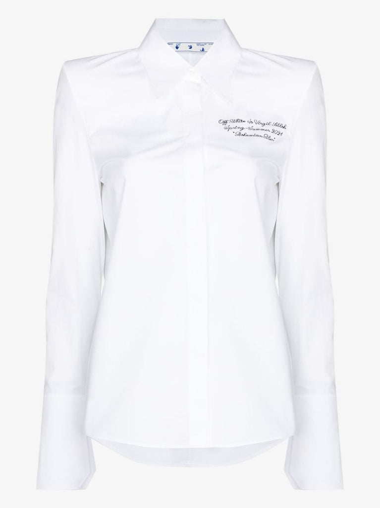 Script Logo Cotton Shirt