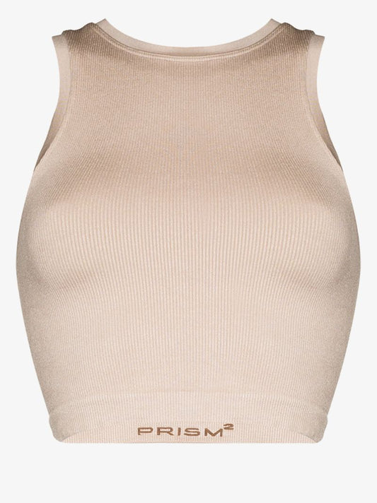 Luminous Ribbed Crop Top