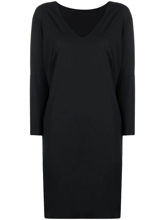 Black Aurora Pure Cut Dress
