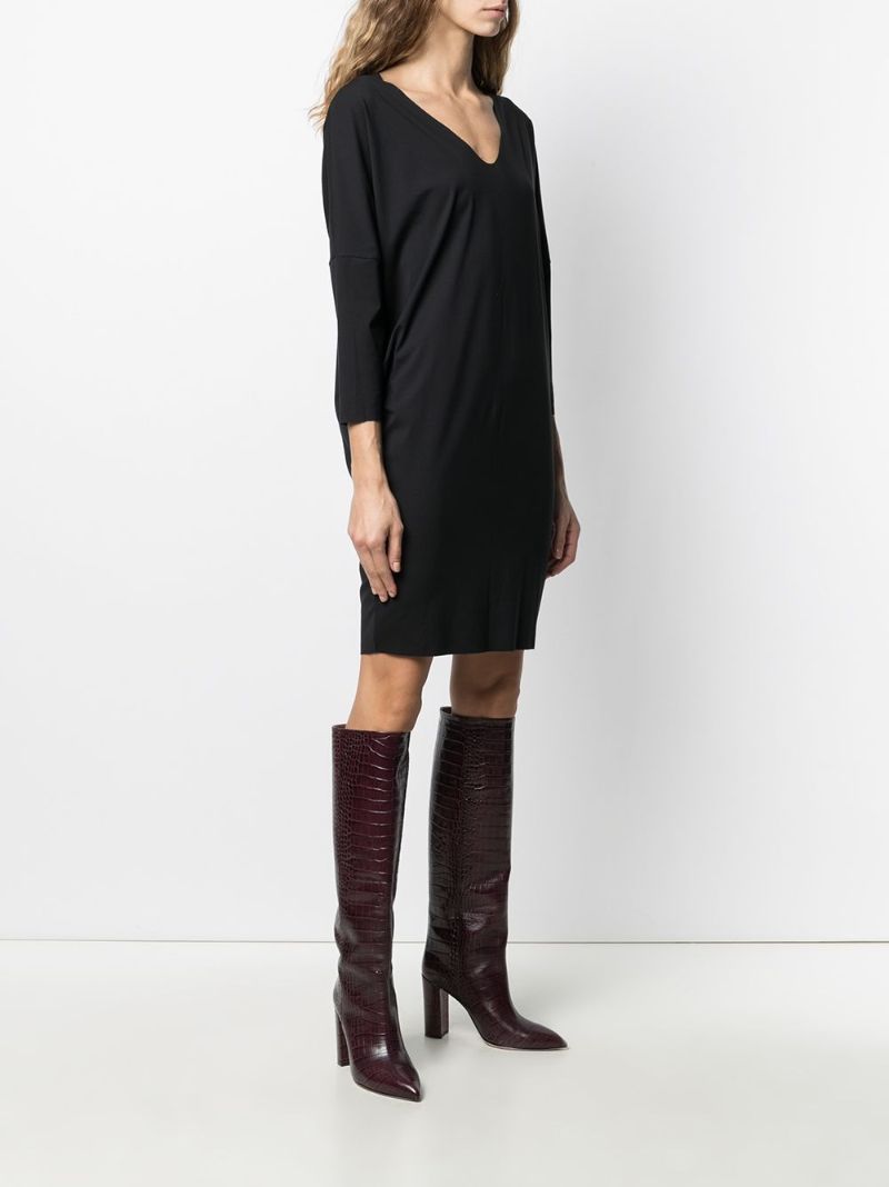 Black Aurora Pure Cut Dress