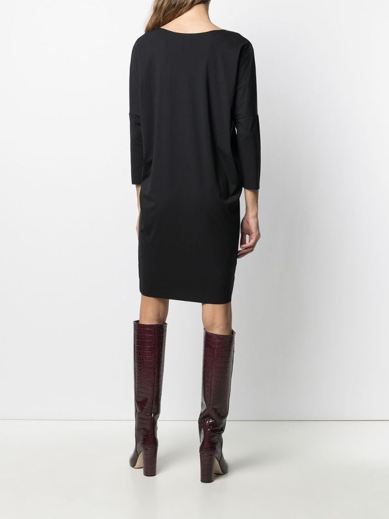 Black Aurora Pure Cut Dress