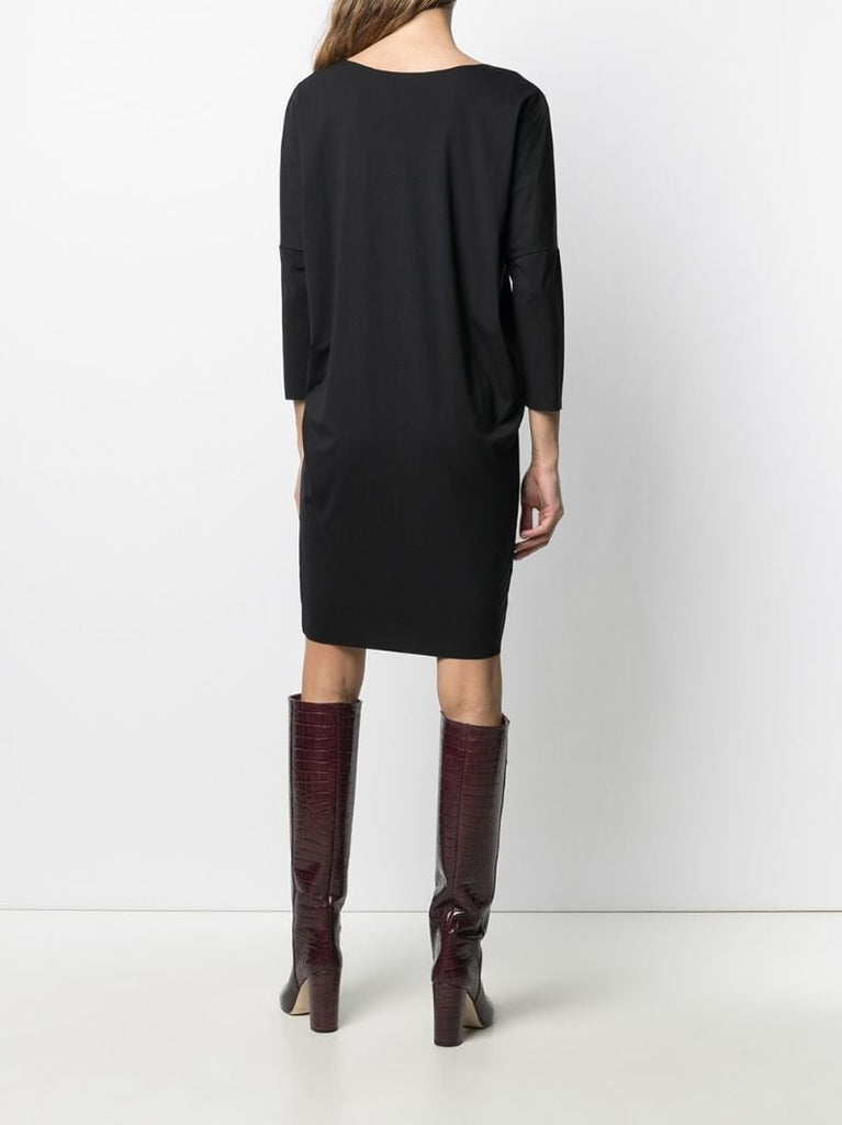 Black Aurora Pure Cut Dress