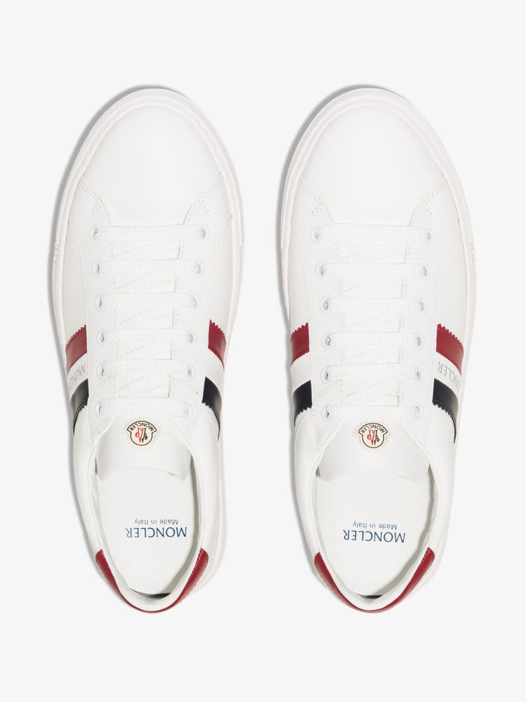 White Ariel Leather Sneakers