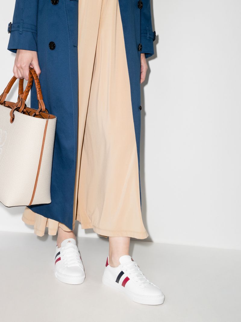 White Ariel Leather Sneakers