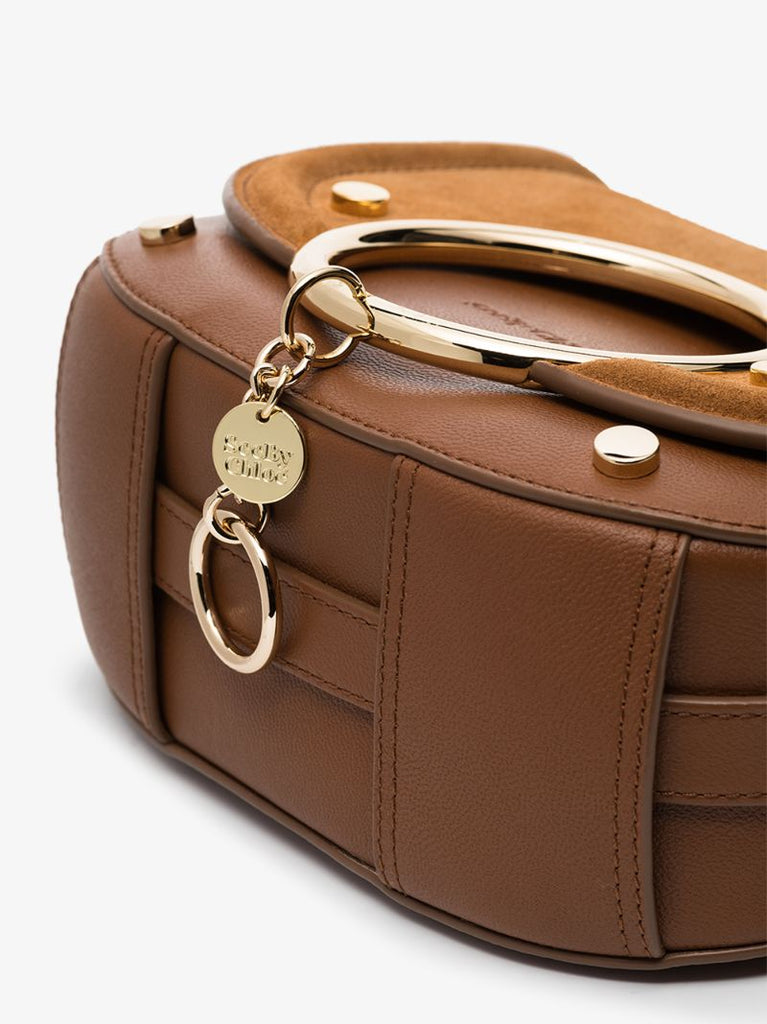 Brown Mara Suede Cross Body Bag