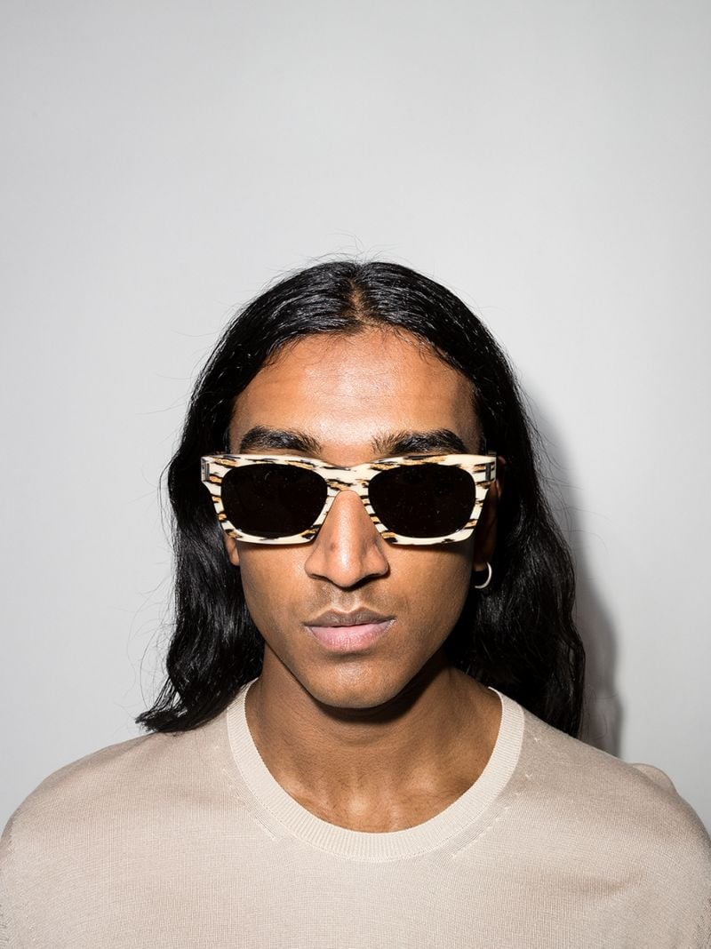 Multicoloured 402 Square Animal Print Sunglasses