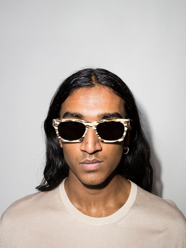 Multicoloured 402 Square Animal Print Sunglasses