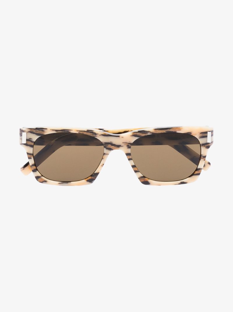 Multicoloured 402 Square Animal Print Sunglasses
