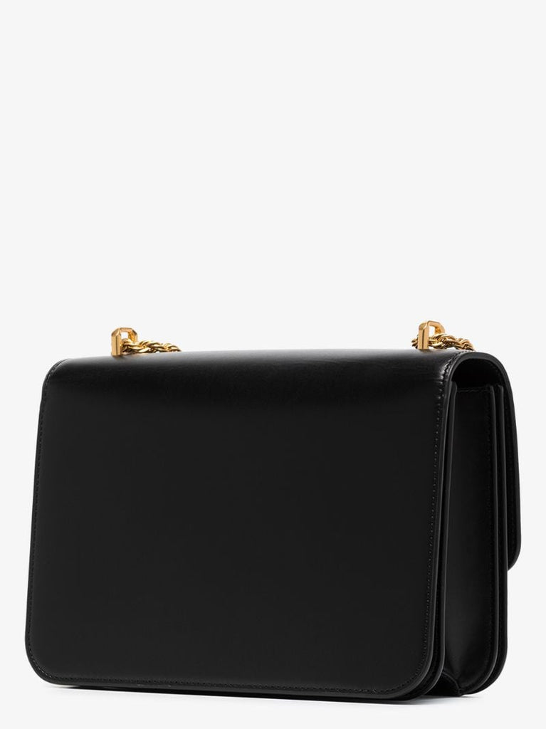 Black Eleanor Leather Shoulder Bag