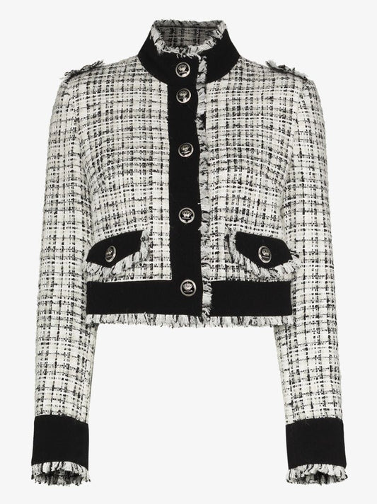 Cropped Tweed Jacket