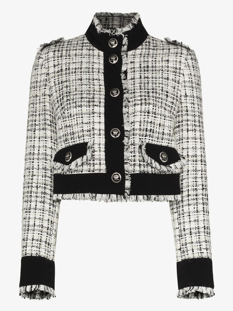 Cropped Tweed Jacket