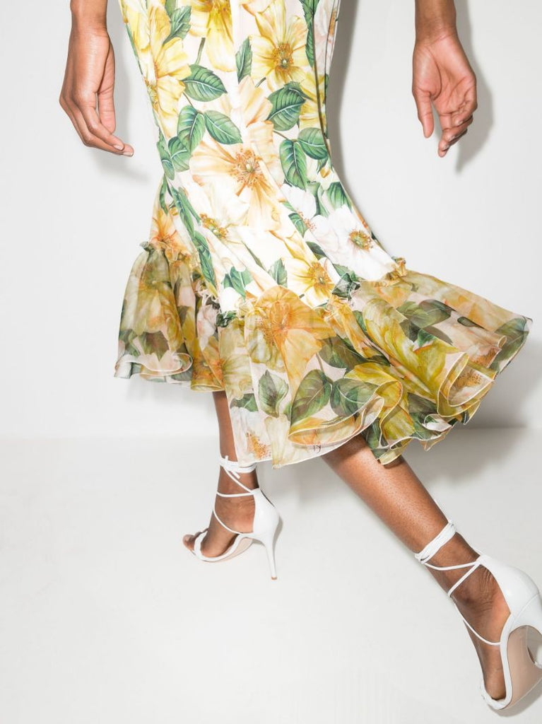 Floral Print Midi Dress