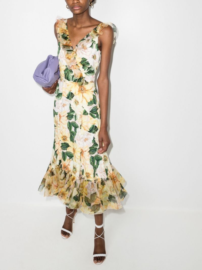 Floral Print Midi Dress
