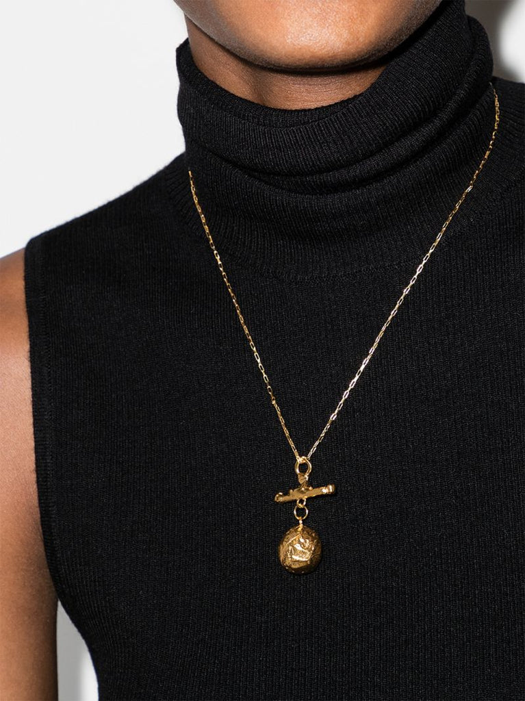 Gold-plated the Moon Shine Necklace