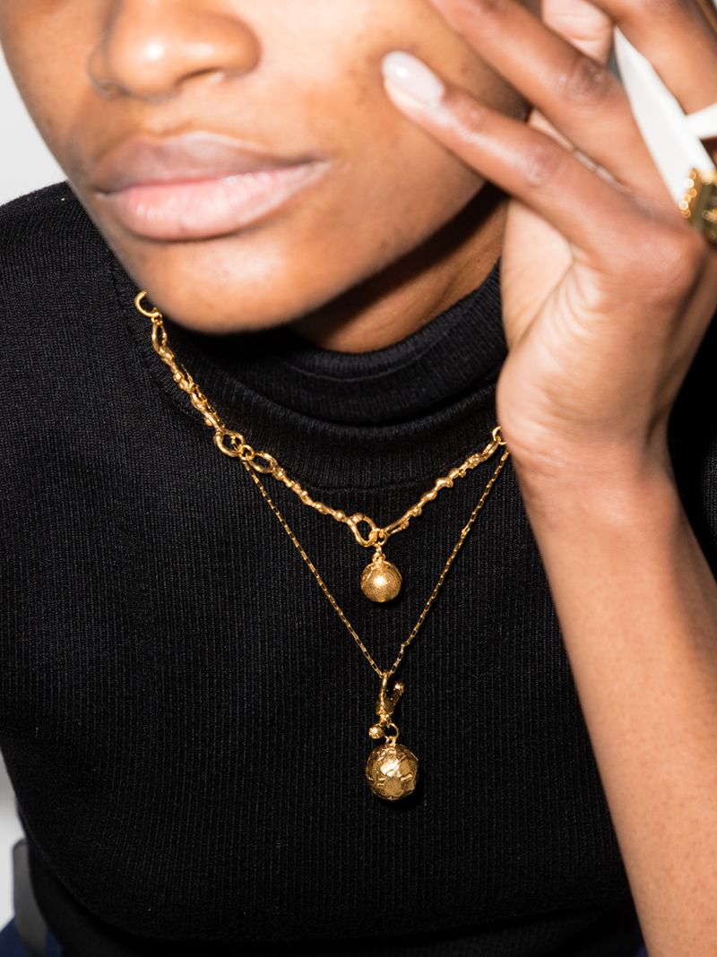 Gold-plated the Ancient Forest Necklace