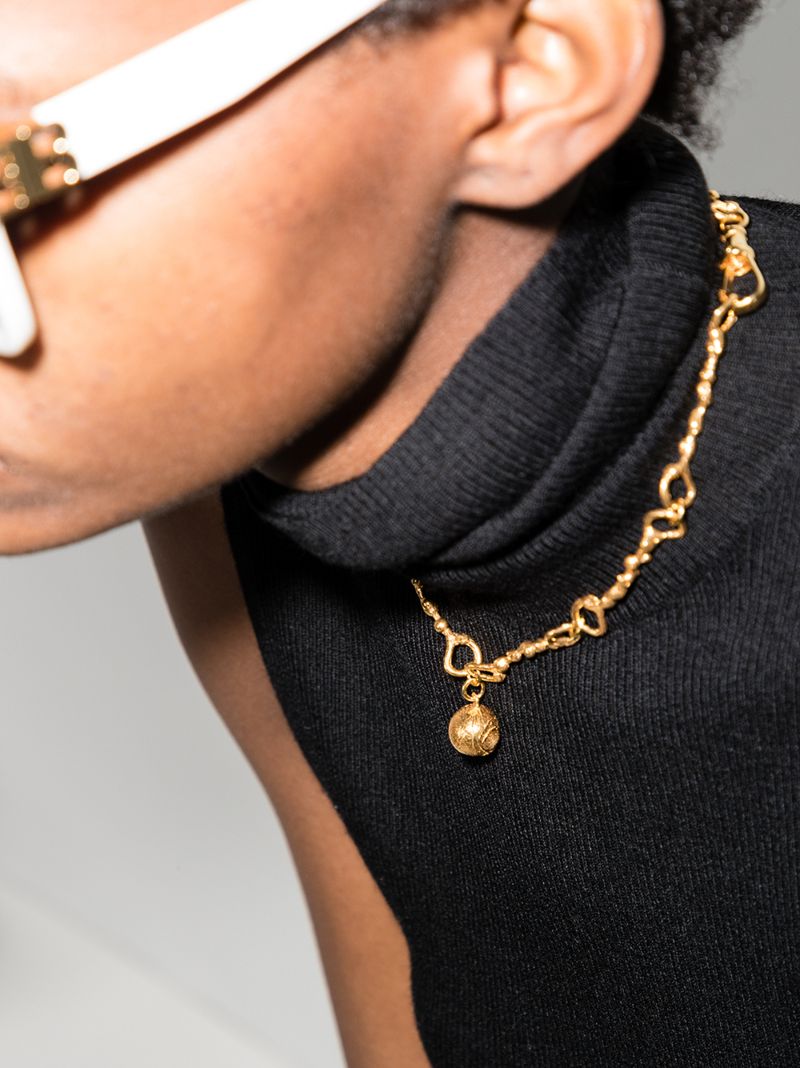 Gold-plated the Ancient Forest Necklace