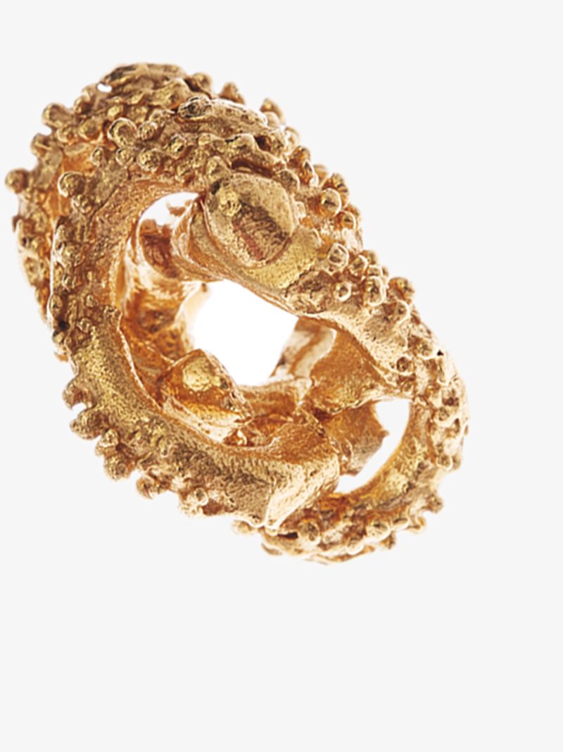 Gold-plated Aphrodite Stud Earrings