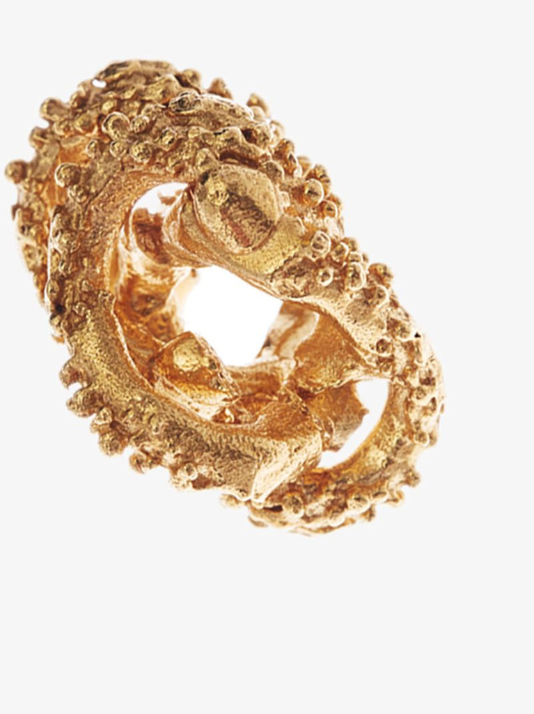 Gold-plated Aphrodite Stud Earrings