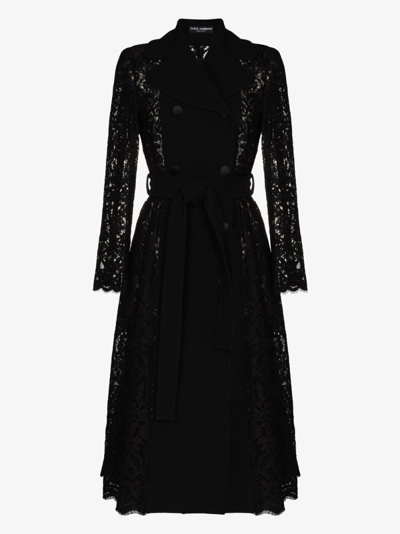 Lace Trench Coat