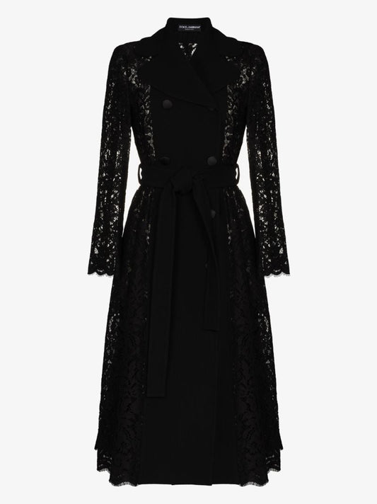 Lace Trench Coat