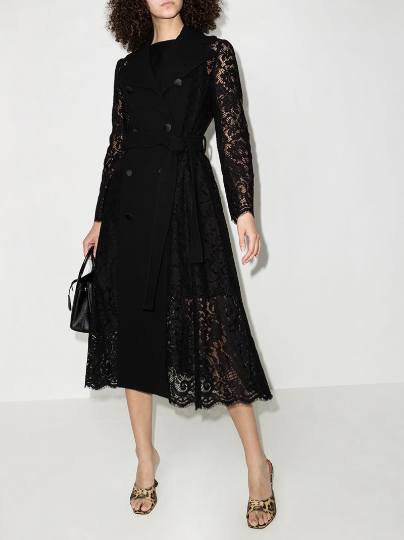 Lace Trench Coat