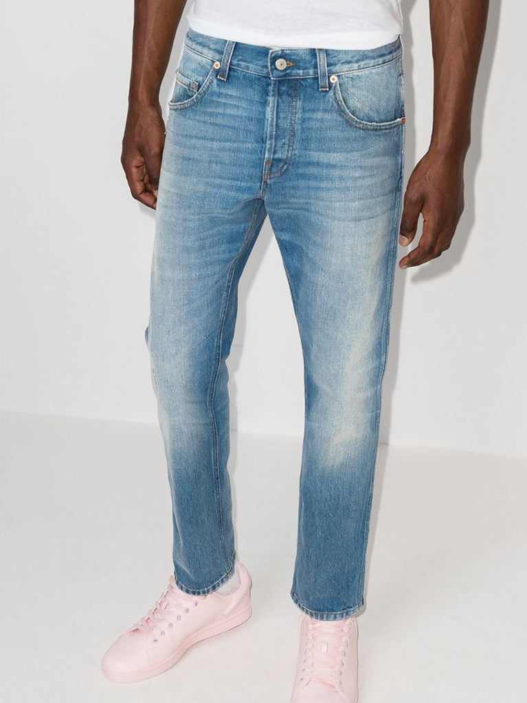 Eco Bleached Tapered Jeans