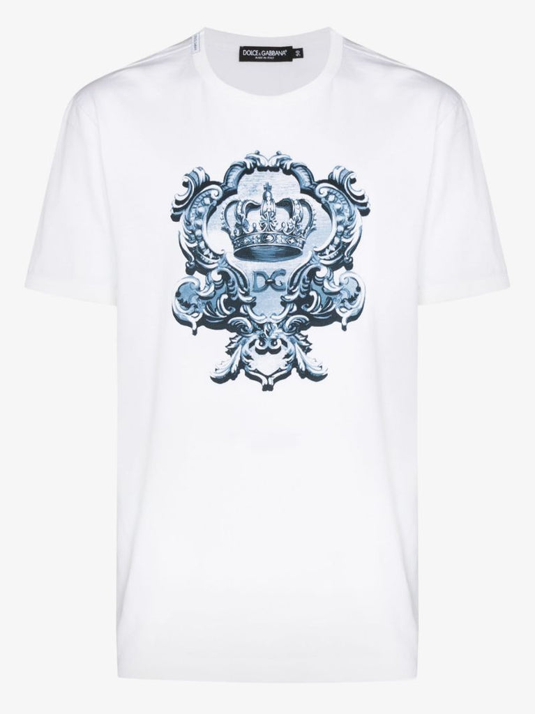 Crest Logo Print T-shirt
