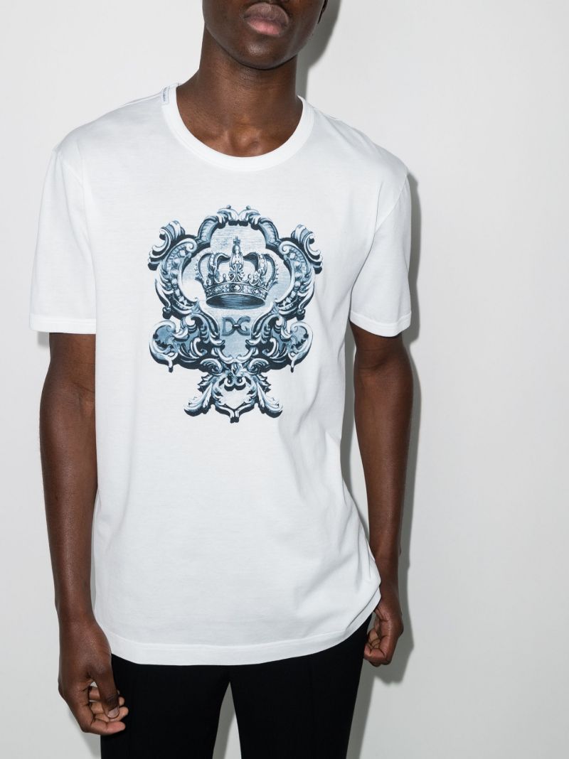 Crest Logo Print T-shirt
