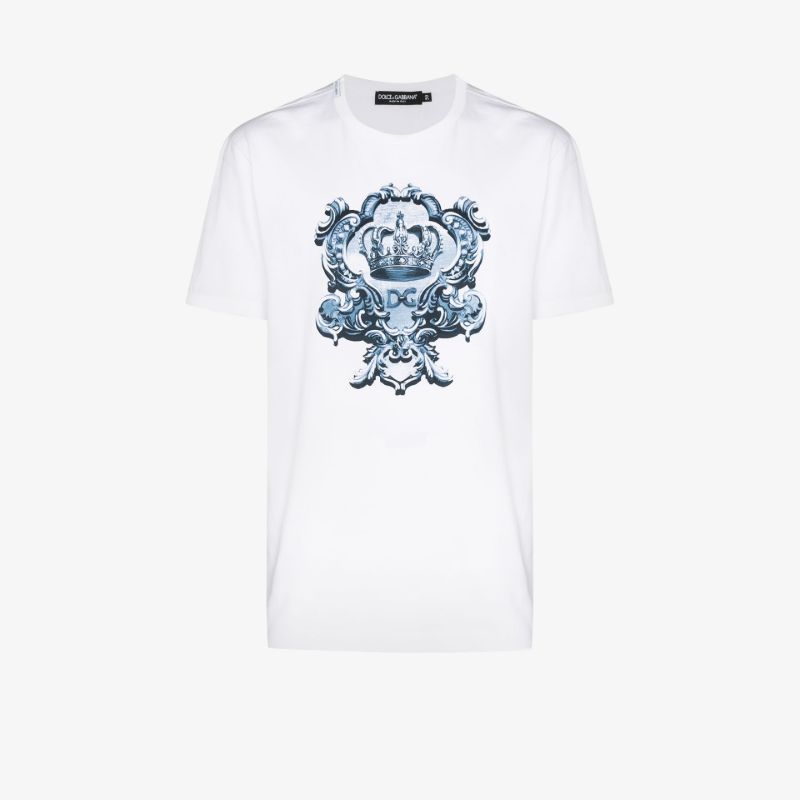 Crest Logo Print T-shirt