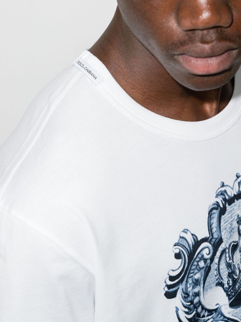 Crest Logo Print T-shirt