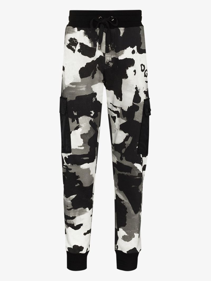 Camouflage Print Track Pants
