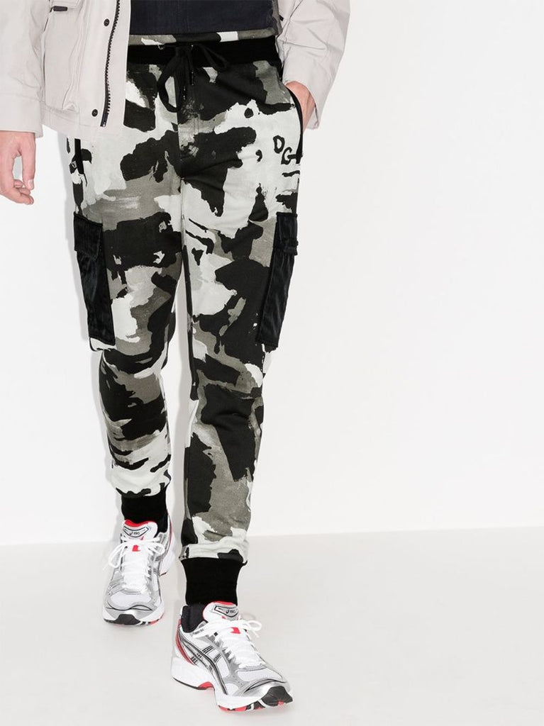 Camouflage Print Track Pants