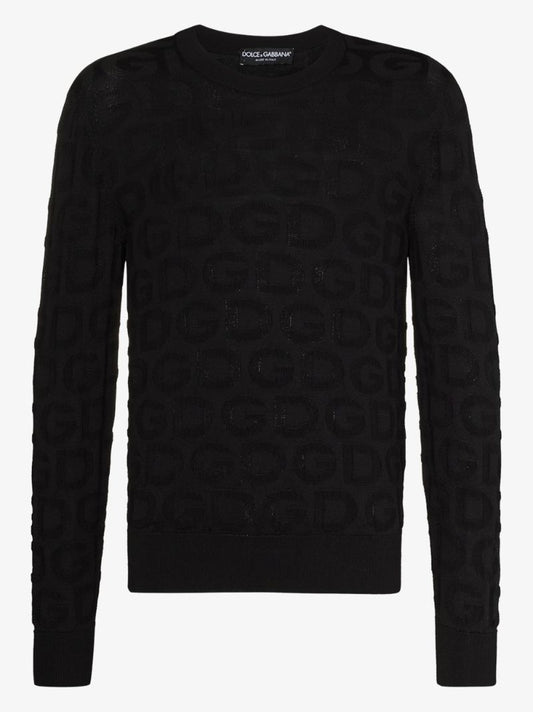 Logo Silk Sweater