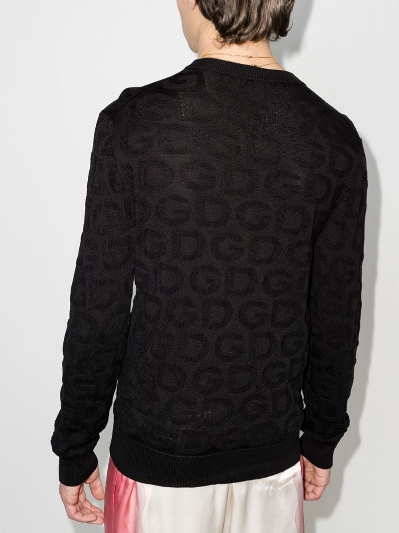 Logo Silk Sweater