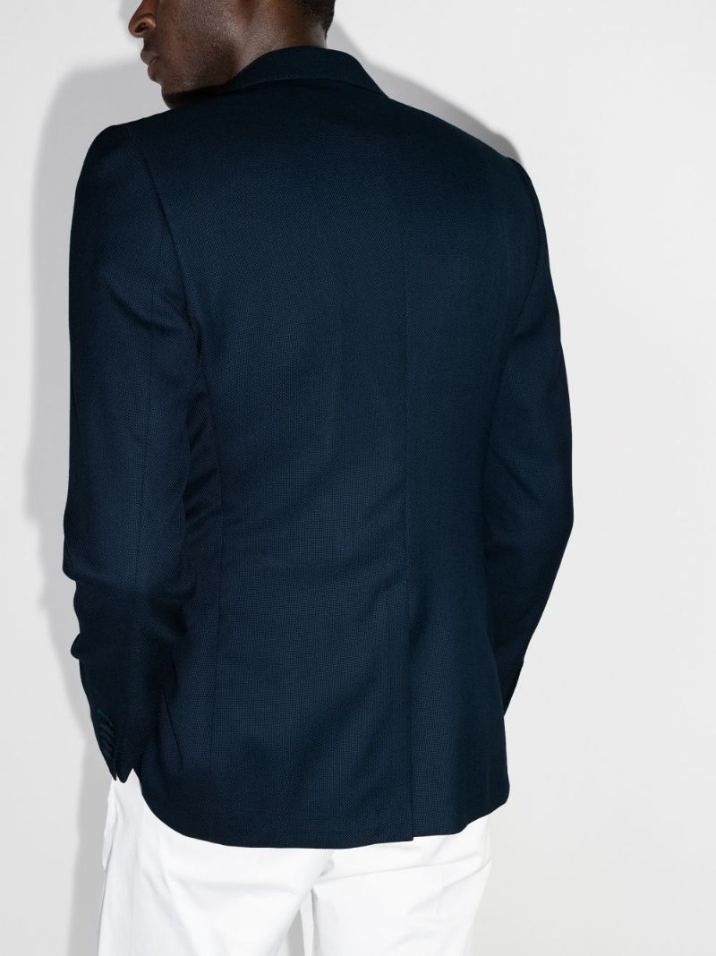 Logo Crest Wool Blazer