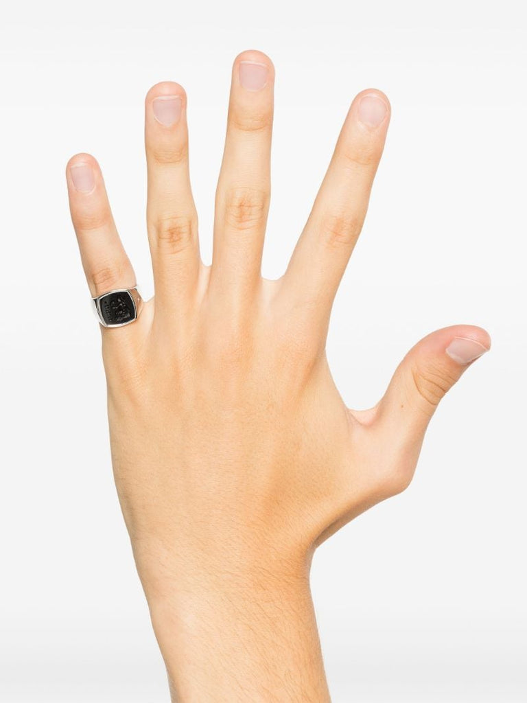 Sterling Silver Athena Onyx Ring