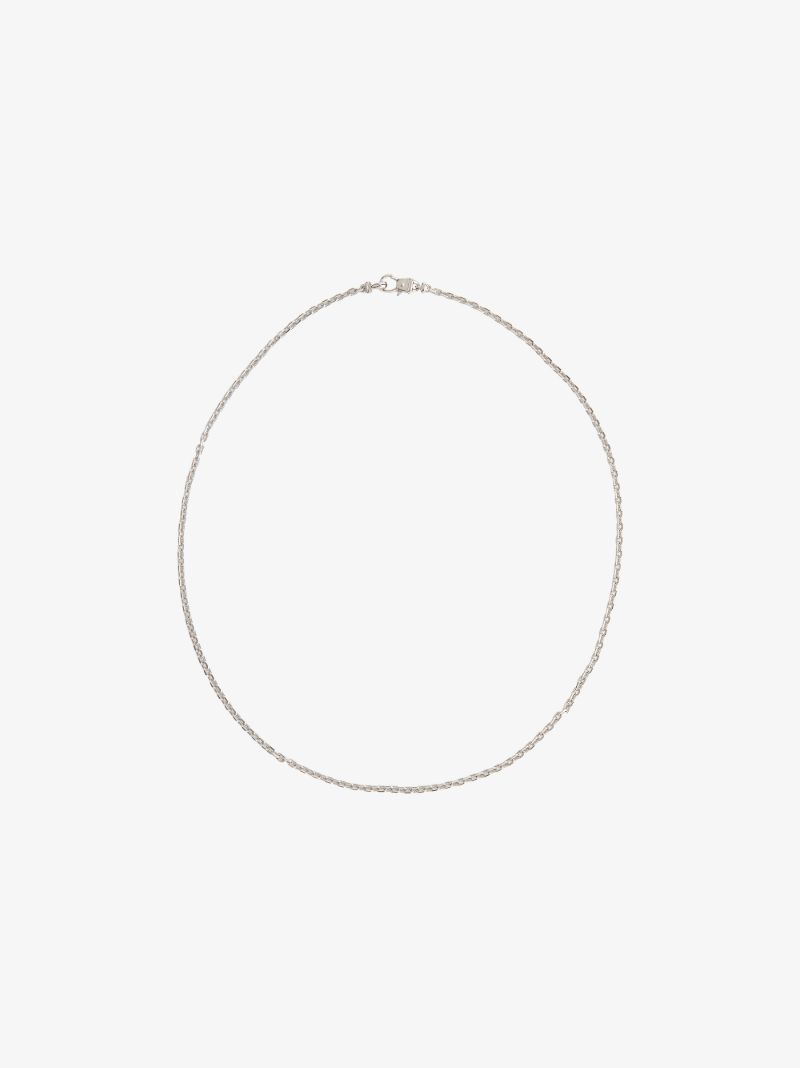 Sterling Silver Anker Slim 20.5 Inch Chain Necklace