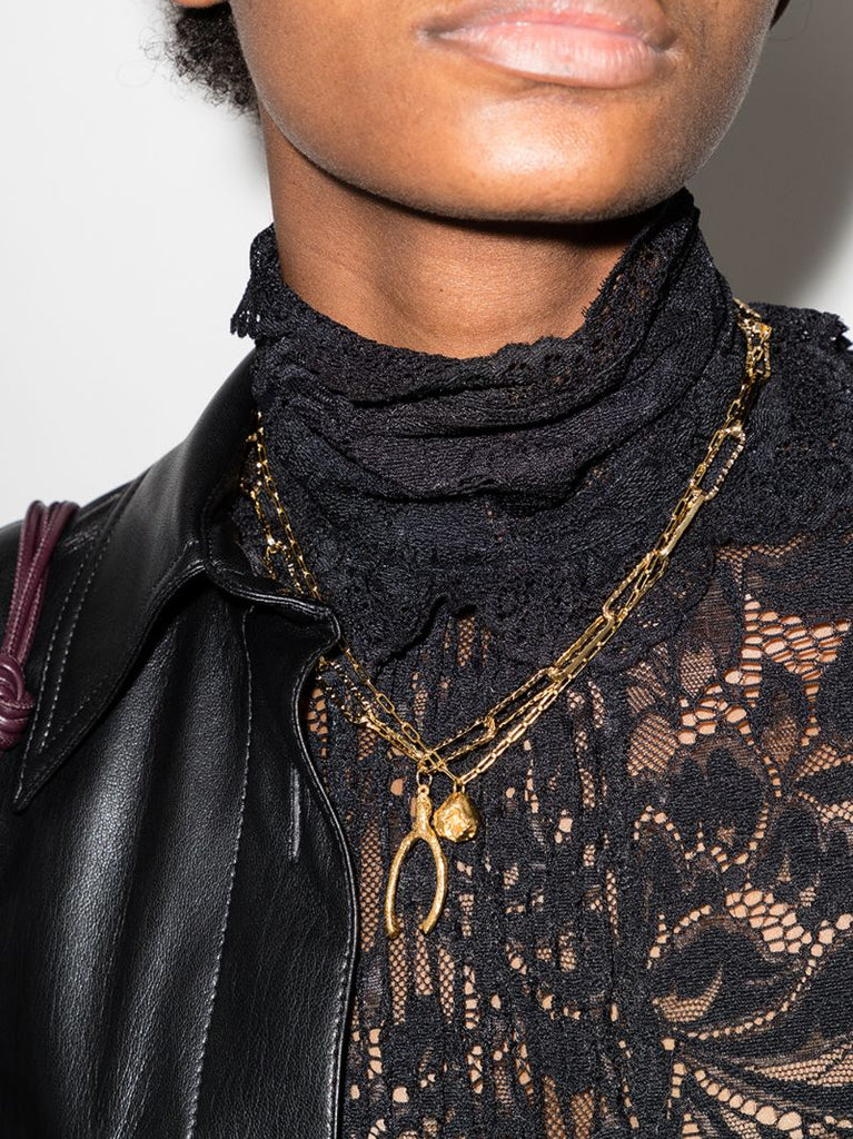 Gold-plated the Crescendo Necklace