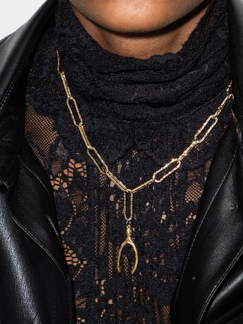 Gold-plated Past Follies Necklace