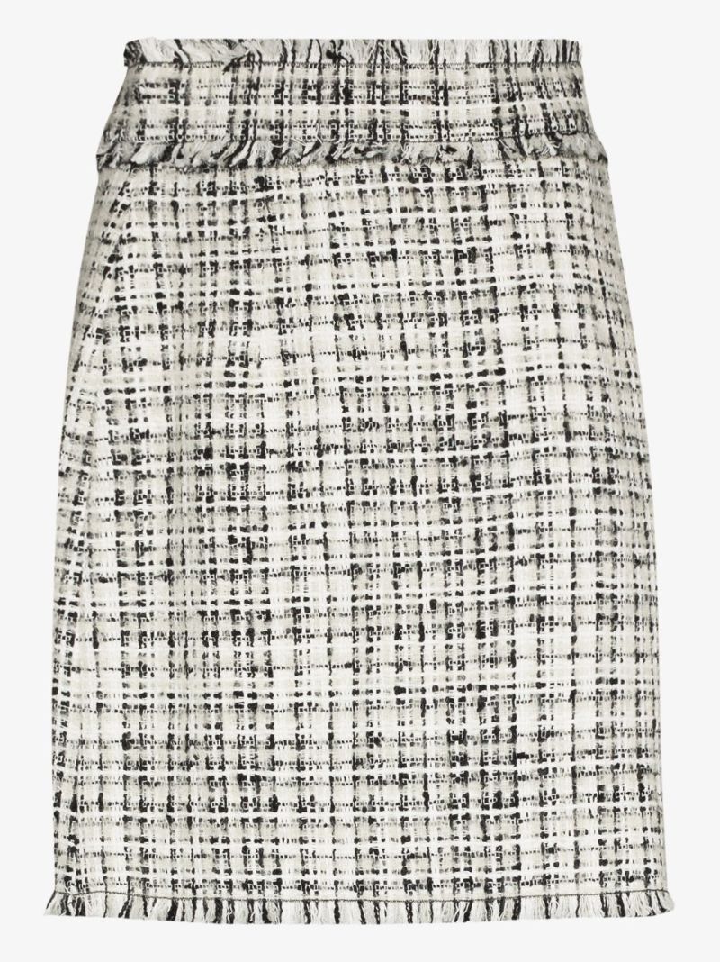 High-rise Tweed Miniskirt